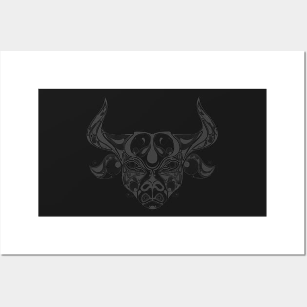 Taurus Geometric Artwork Wall Art by maddula